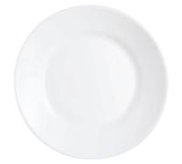 Juego de 6 platos hondos para restaurante, estilo "Opal", con borde ancho, de 195 mm de diámetro