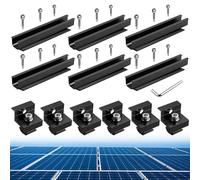 Juego de 6 soportes de montaje en forma de "Z" para paneles solares