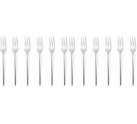 Juego de 6 tenedores para postre Russell Hobbs - Vienna, tenedores para pastel de acero inoxidable 18/0, altura de 16.5 cm, pulido espejo, apto para lavavajillas (Paquete de 2)