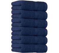 Juego de 6 toallas Unyqoos® de 41 x 71 cm – 100% algodón hilado en anillo, ultra fino y altamente absorbente, de alta calidad, producido de forma ecológica