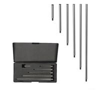 Juego de 6 varillas de extensión para indicador de dial M2.5 rosca para medidor de diámetro interno de 25 mm a 152 mm