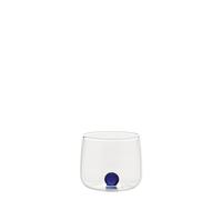 Juego de 6 vasos Bilia Tumbler Junior en vidrio borosilicato azul. Diseño elegante y moderno para licores y amargos. Ideal para catas refinadas. - ZAFFERANO