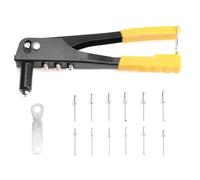 Juego de 60 remachadoras de alta resistencia, alicates de remache ciego, kit de herramientas de remache manual para bricolaje