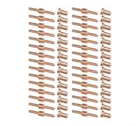 Juego de 60 sopletes de corte de plasma con electrodos y boquillas de cobre rojo para quemador PT-31 LG-40 hasta 12 mm de grosor de corte 40 A para trabajar metales e industria