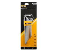 Juego de 7 llaves 5071txl torx jcb t10-t40, para talleres y reparacion