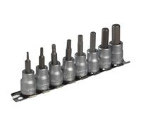 Juego De 8 Clips De Riel De Enchufe Teng M3811 AF Hex De 3/8 Pulgadas TENM3811
