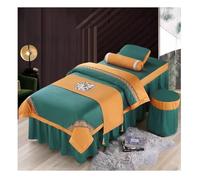 Juego De 8 Colchas para Salón De Belleza. Incluye Sábana, Funda Nórdica, Núcleo De Edredón, Banderín, Funda De Almohada, Reposapiés, Reposacabezas Y Funda De Taburete(Multi-colored/B,190x70x55 cm)