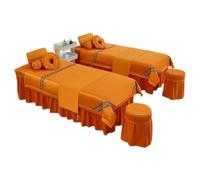 Juego De 8 Colchas para Salón De Belleza. Incluye Sábana, Funda Nórdica, Núcleo De Edredón, Banderín, Funda De Almohada, Reposapiés, Reposacabezas Y Funda De Taburete(Multi-colored/A,185x70x55 cm)