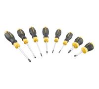 Stanley Juego de 8 destornilladores Cushion Grip – plana y Phillips
