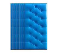 Juego de 8 paneles de tapicería de espuma para cabecero, parachoques de reducción de ruido, accesorios rectangulares para el hogar