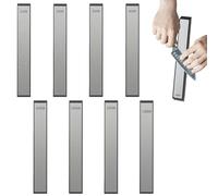 Juego de 8 piedras de afilar de diamante GOEDCH para cuchillos de chef: Juego de piedras de afilar de diamante (grano: 240, 400, 600, 800, 1000, 1200, 2000 y 3000), piedra de afilar rectangular para c