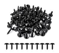 Juego De 80 Tornillos Autorroscantes En Negro M5x16mm - Torx Acero Al Manganeso Para Carrocería, Fácil Instalación En Madera Y Metal, Ideal Para VW, Audi Y Otros Vehículos