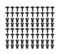 Juego de 80 tornillos Torx para carrocería, M5 x 16 mm, surtido de tornillos de cabeza plana, tornillos autorroscantes de acero inoxidable