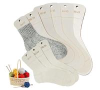Juego de 9 tablas para organizar calcetines, madera, talla 30-47, sujetadores para calcetines con indicador de talla