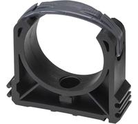 Juego de abrazaderas para tubos de PVC, modelo I, 90 mm, de plástico, 10 unidades. Accesorios para piscinas. Abrazadera para tubos con sistema de cierre. Soporte para tubos, adecuado para tubos de PVC
