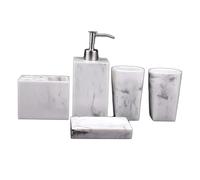 Juego de Accesorios baño Resina 5 Piezas