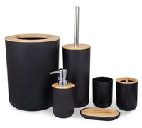 Juego de accesorios de baño de 6 piezas, que incluye un cepillo para el inodoro