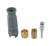 Juego de accesorios de manguera para limpiador de alta presión Karcher HD5/11P HD400 HD600 HD6-15C - Conector de extremo de manguera de hierro de cobre y accesorios de parada de agua, kit de lavado de