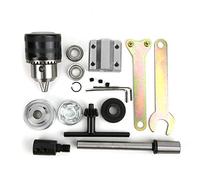 Juego de Accesorios para Taladro de Mesa, Conjunto de Montaje de Spindle No Motorizado, Mandril B16 y Manguito M10 para Carpintería