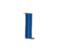 Juego de acoplamientos para manguera en espiral, acoplamiento estándar NW 7,2, nailon 11 PA, diámetro de manguera 11,8 x 9,5, PN a 23 °C máx. 11 bares. Longitud: 10,0 m.