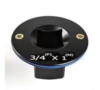 Juego de adaptadores de enchufe de impacto para controladores de impacto, reductor de trinquete de bajo perfil de 1/4 a 3/8, 3/8 a 1/2, 1/2 a 3/4, 4 piezas, acero tratado térmicamente, sujeción segura
