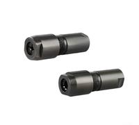 Juego de adaptadores de mandril de amoladora angular para M10 x 1,5, herramienta de conversión de pinzas de 3 mm y 6 mm para amoladora angular de 100 tipos, acero de alto carbono para tareas de