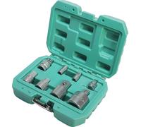 Juego de adaptadores de transición de 8 piezas, de 1/4", 3/8", 1/2" y 3/4 de pulgada, de la marca WIESEMANN 1893. Fabricados en acero Q-30. Adaptadores para uso interior y exterior, incluidos en el es