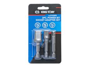 Juego de adaptadores para vasos 1/4' 1/2' 3/8' - 3 piezas