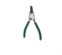 Juego de alicates circulares, alicates de anillo de retención de nariz larga de 7 pulgadas para anillos de presión doblados rectos interiores y exteriores, herramienta manual de acero con agarre