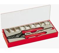Juego de alicates para crimpar terminales de cable, rango de calibre 0,5-16mm², estándar NWS
