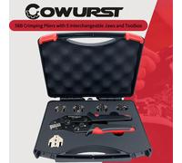 Juego de Alicates Portátiles para Crimpar Conectores de Coche SN-58B, Equipados con Cinco Mordazas y Herramienta para Pelar Cables With wire stripper