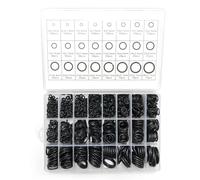 Juego de anillos de silicona de 200/225/419/770/990/1200 piezas, tamaños surtidos, resistentes al aceite y al calor, adecuados para automóviles y tuberías, juego de herramientas 200pcs