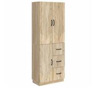 Juego De Armarios 2 Uds. Roble Sonoma Madera De Ingeniería Vidaxl