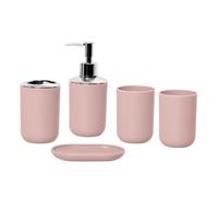 Juego de artículos de tocador de baño, taza de viaje, cinco piezas, casa para dos