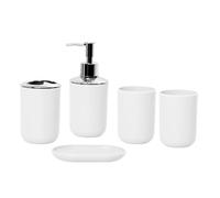 Juego de artículos de tocador de baño, taza de viaje, cinco piezas, casa para dos