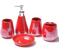 Juego de baño 5 Piezas Perlas cerámica