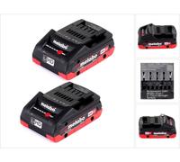 Juego de baterías Metabo: 2x baterías LiHD 4.0Ah 18V (625367000)