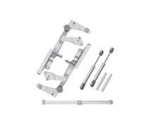Juego de bisagras de soporte for elevación de puerta de armario, puntal neumático for puerta abatible de cocina, 5kg, 1 Juego