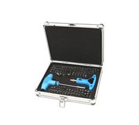 Juego de bits HBM CRV con mango T y ratchet manual de 147 piezas