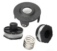Juego de bobinas de repuesto para DUR181Z DUR181RF - 2 carretes de línea de corte de césped de 1,6 mm con cubierta y kit de línea de corte de resorte