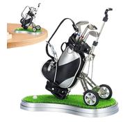 Juego de bolígrafos de golf con ruedas, 3 palos de golf y bolígrafos