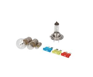 Juego de bombillas BOSCH H7 Minibox (+P21W R5W T4W 1x10A 1x15A 1x20A)