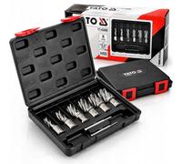 Juego de brocas corona HSS Yato YT-43400 para taladro magnético, 8 piezas, sistema Weldon
