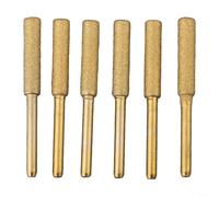 Juego de brocas de afilador de motosierra de 4/4,8/5,5 mm para mantenimiento de cadena de sierra eléctrica, piedras de esmeril chapadas duras, vástago de 3 mm, Reino Unido (4,8 mm)