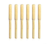 Juego de brocas de afilador de motosierra de 4/4,8/5,5 mm para mantenimiento de cadena de sierra eléctrica, piedras de esmeril chapadas duras, vástago de 3 mm, Reino Unido (5,5 mm)