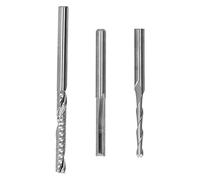 Juego de brocas de grabado de molino de acero de tungsteno de 15 piezas Fresa de alta precisión para tornos de máquinas herramientas enrutadoras CNC 3 especificaciones Eje de 1/8