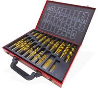 Juego de brocas en estuche metálico, conjunto de 170 piezas