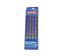 Juego De Brocas Faithfull SDS Plus, 4 Piezas FAISDSSET4