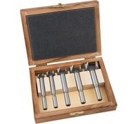 Juego de brocas Forstner Alpen. 5 piezas. Diámetros: 15, 20, 25, 30 y 35 mm