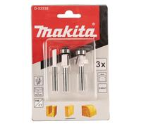 Makita Juego de brocas fresadoras D-53338, 3 piezas, 6 mm